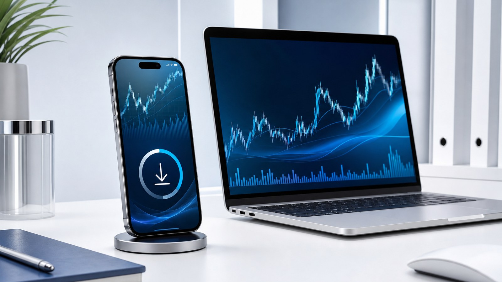 MT4 APP 个人中心界面示意